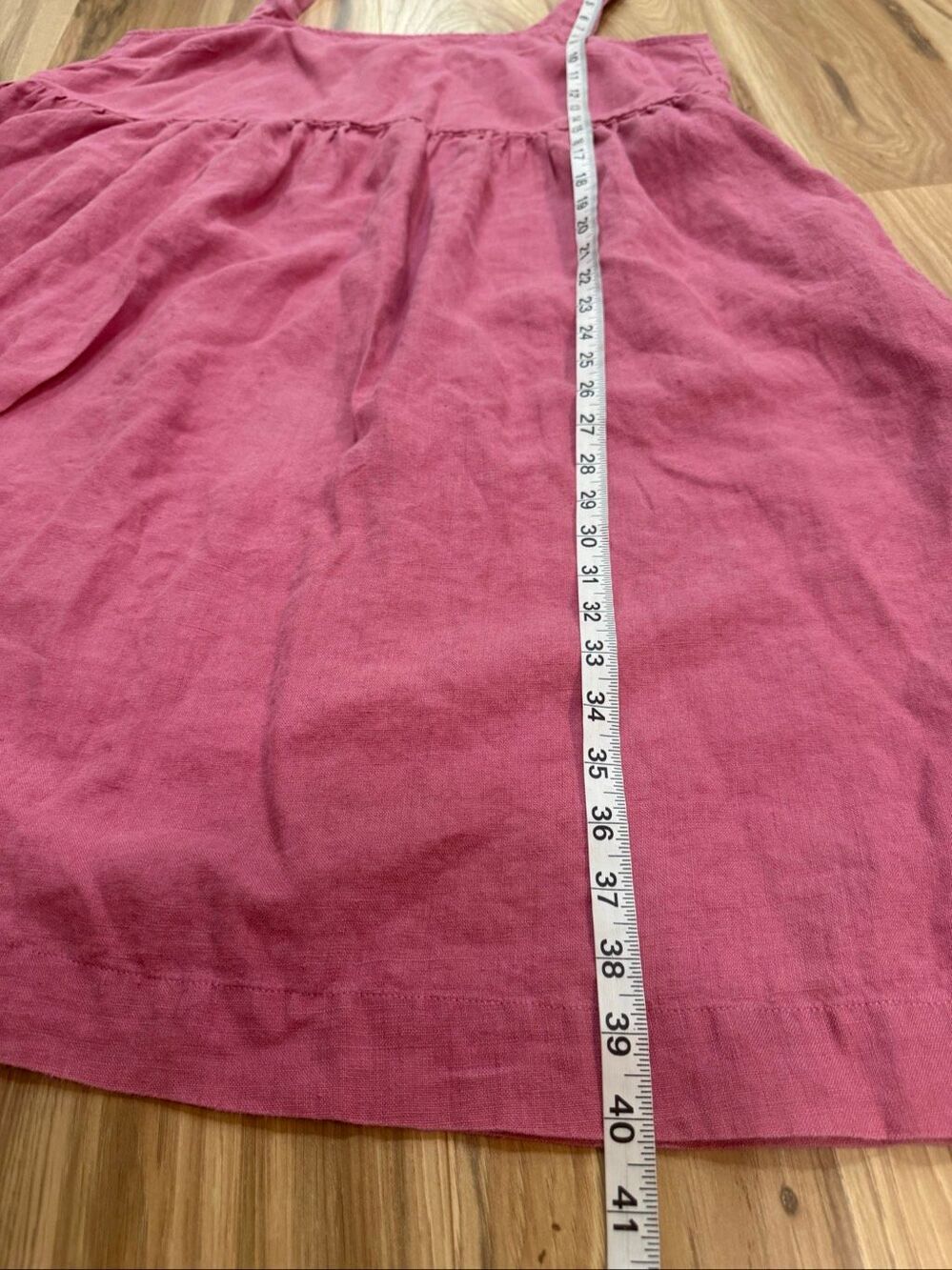 Linenfox midi dress linen pocket size XL - Picture 6 of 6
